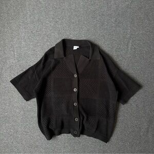 Simons Dark Knit Cardigan